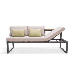 Dining-Bank 'Jimmy', 3-Sitzer, Grau, Ca. 191 X 89 X 75 Cm -Gartengeschäft 3910302713 Dining Bank Jimmy 3 Sitzer inkl Auflagen 2 121613