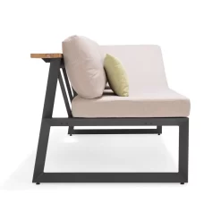 Dining-Bank 'Jimmy', 3-Sitzer, Grau, Ca. 191 X 89 X 75 Cm -Gartengeschäft 3910302713 Dining Bank Jimmy 3 Sitzer inkl Auflagen 6 121609