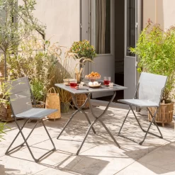 Lafuma Klappstuhl 'Chaise Balcony II', Terra, Ca. 83 X 44 X 48 Cm -Gartengeschäft 3910302715 Klappstuhl Chaise Balcony II Batyline terre 20 118637