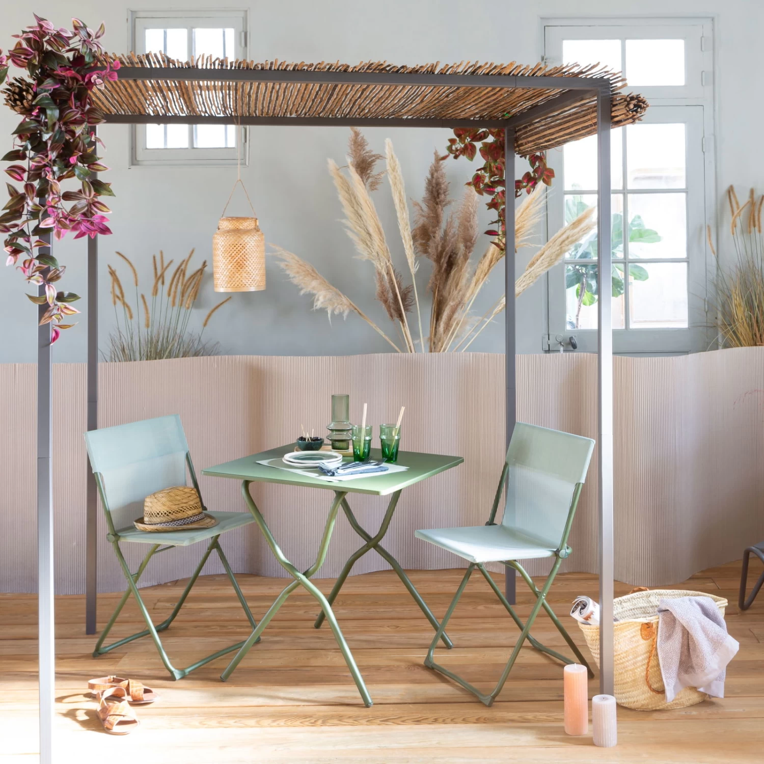 Lafuma Klappstuhl 'Chaise Balcony II', Moos, Ca. 83 X 44 X 48 Cm 1 Lafuma Klappstuhl 'Chaise Balcony II', Moos, Ca. 83 X 44 X 48 Cm