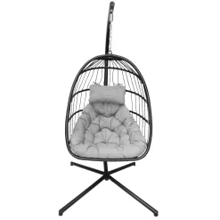 Hängesessel 'Folt Sterzing' Inkl. Auflagen, Schwarz 6 Hängesessel 'Folt Sterzing' Inkl. Auflagen, Schwarz -Gartengeschäft 3910302723 Haengesessel Folt Sterzing schwarz inkl Auflage 1 123058