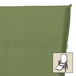 Doppler Relaxauflage '8041', Grün, Ca. 170 X 48 X 6 Cm, 100 % Dralon