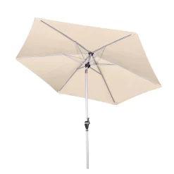 Doppler Sonnenschirm 'Active Auto Tilt 280', Ø 280 Cm, Natur