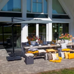 Madison Pendelschirm 'St. Tropez', Grau, Ca. 355 X 300 Cm -Gartengeschäft 3910503039 Pendelschirm St Tropez grau 7 89438