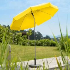 Mittelstockschirm 'Locarno', Ø 200 Cm