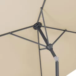 Mittelstockschirm 'Bilbao', Ca. 210 X 130 Cm, Natur -Gartengeschäft 3910503141 Sonnenschirm Bilbao natur 3 90424