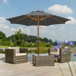 Mittelstockschirm 'Malaga', Ø Ca. 300 Cm