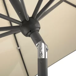 Sonnenschirm 'Adria', Ø 300 Cm, Natur 16 Sonnenschirm 'Adria', Ø 300 Cm, Natur -Gartengeschäft 3910503169 Sonnenschirm Adria natur 3 91657