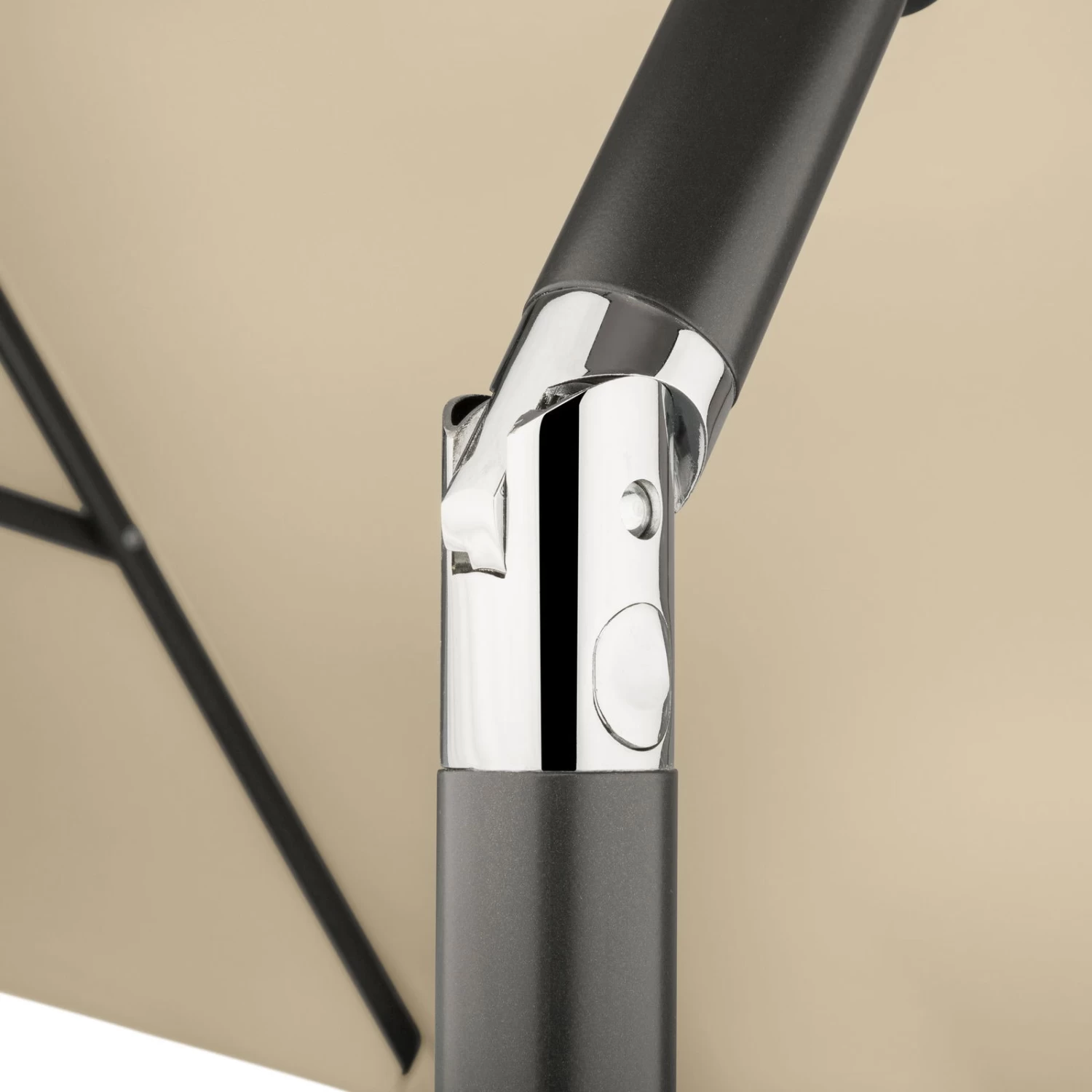 Sonnenschirm 'Adria', Ø 300 Cm, Natur 6 Sonnenschirm 'Adria', Ø 300 Cm, Natur – Bild 6