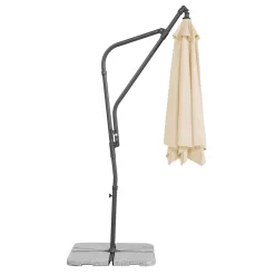 Pendelschirm 'Genua', Ø Ca. 300 Cm, Natur -Gartengeschäft 3910503207 Ampelschirm Genua natur 2 90683