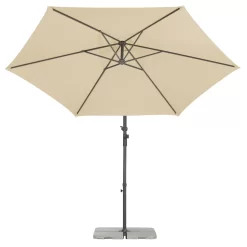 Pendelschirm 'Genua', Ø Ca. 300 Cm, Natur -Gartengeschäft 3910503207 Ampelschirm Genua natur 9 90682