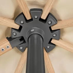 Sonnenschirm 'Rhodos Twist Woody', Natur, Ca. 300 X 300 Cm -Gartengeschäft 3910503265 Pendelschirm Rhodos Twist Woody natur 15 102964