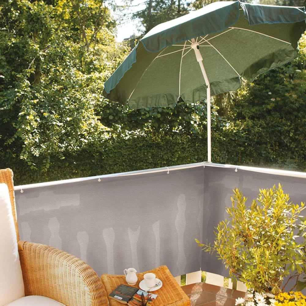 Balkonbespannung, Grau 2 Balkonbespannung, Grau – Bild 2