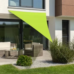 Sonnensegel 'Lanzarote', Grün, Ca. 400 X 400 X 300 Cm
