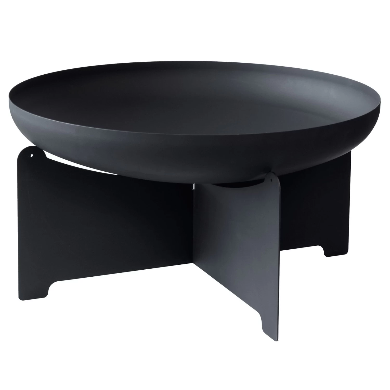 Edelstahl- Feuerstelle 'X 70', Schwarz, 40 X 75 Cm 1 Edelstahl- Feuerstelle 'X 70', Schwarz, 40 X 75 Cm