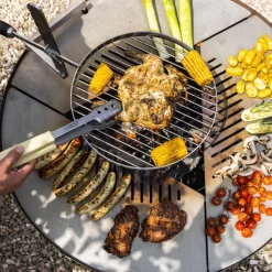 Edelstahl-Feuerstelle 'TRIA', Rost, 100 X 55 X 100 Cm -Gartengeschäft 3920100752 Feuerstelle TRIA rost ca100x55x100cm 3 125230