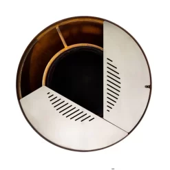 Edelstahl-Feuerstelle 'TRIA', Rost, 100 X 55 X 100 Cm -Gartengeschäft 3920100752 Feuerstelle TRIA rost ca100x55x100cm 5 125228