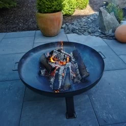 Feuerschale, Rund, Schwarz
