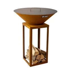 Metalldeckel Für Feuerstelle 'Fyro', Ø Ca. 80 Cm -Gartengeschäft 3920502247 Metalldeckel fuer Feuerstelle Fyro ca 80cm rund 2 119667