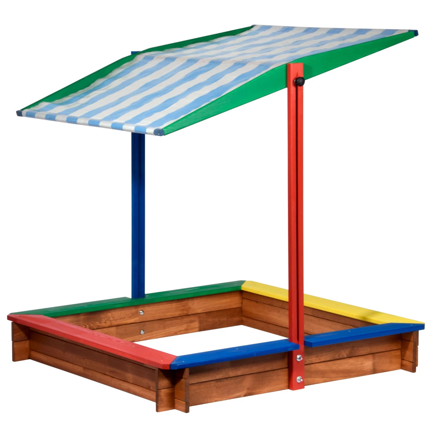 Sandkasten Inkl. Dach, Bunt, 120 X 120 X 120 Cm 3 Sandkasten Inkl. Dach, Bunt, 120 X 120 X 120 Cm – Bild 3