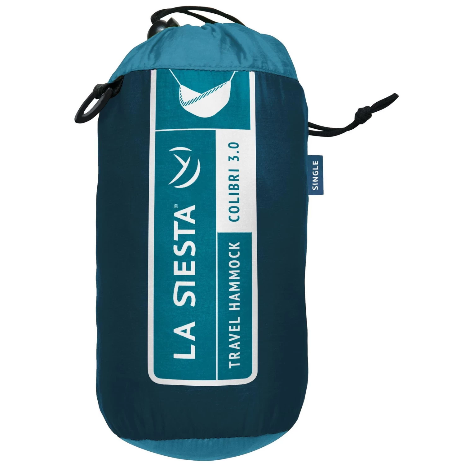 LA SIESTA Single-Reisehängematte Colibri 3.0, River, Nylon, Bis 180 Kg, Reißfest, Leicht 3 LA SIESTA Single-Reisehängematte Colibri 3.0, River, Nylon, Bis 180 Kg, Reißfest, Leicht – Bild 3