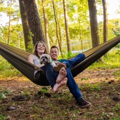 LA SIESTA Doppel-Reisenhängematte Colibri 3.0, Canyon, Bis 180 Kg, Reißfest, Leicht -Gartengeschäft 3940200287 Doppel Reisehaengematte Colibri 3 0 Canyon Nylon Stoff 4 61165