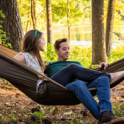 LA SIESTA Doppel-Reisenhängematte Colibri 3.0, Canyon, Bis 180 Kg, Reißfest, Leicht -Gartengeschäft 3940200287 Doppel Reisehaengematte Colibri 3 0 Canyon Nylon Stoff 9 61160