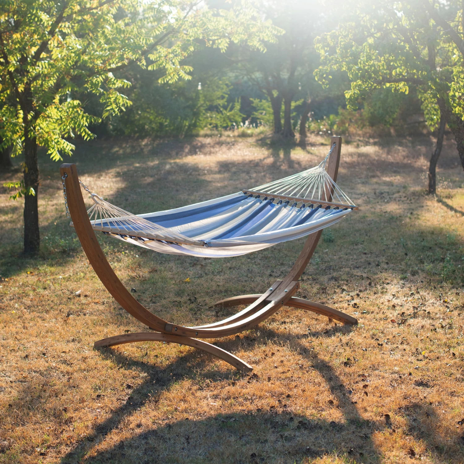 LA SIESTA Doppel-Stabhängematte 'Alisio', Sea Salt 4 LA SIESTA Doppel-Stabhängematte 'Alisio', Sea Salt – Bild 4