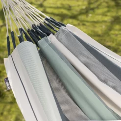 LA SIESTA Hängematte 'Modesta', Olive, L 300 X B 140 Cm -Gartengeschäft 3940200331 Single Haengematte Modesta Olive Bio Baumwolle 6 106176