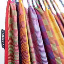 LA SIESTA Doppel-Hängematte 'Modesta', Flowers, 350 X 160 Cm -Gartengeschäft 3940200339 Doppel Haengematte Flora Flowers Bio Baumwolle 5 106121