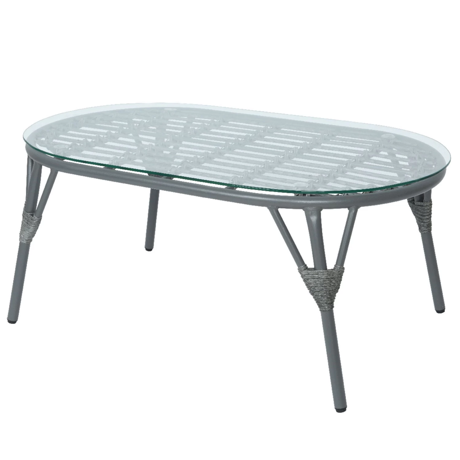 Loungegruppe 'Evora', 4-teilig, Grau 5 Loungegruppe 'Evora', 4-teilig, Grau – Bild 5