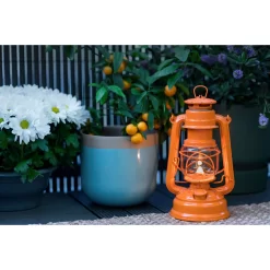 Feuerhand Sturmlaterne 'Baby Special 267', Orange, 26,5 X 13,5 X 15 Cm -Gartengeschäft 3990100185 feuerhand sturmlaterne 7 121554