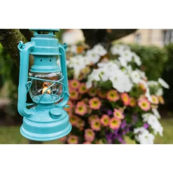 Feuerhand Sturmlaterne 'Baby Special 267', Grün, 26,5 X 13,5 X 15 Cm -Gartengeschäft 3990100188 feuerhand sturmlaterne 3 121574