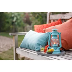 Feuerhand Sturmlaterne 'Baby Special 267', Grün, 26,5 X 13,5 X 15 Cm -Gartengeschäft 3990100188 feuerhand sturmlaterne 9 121580