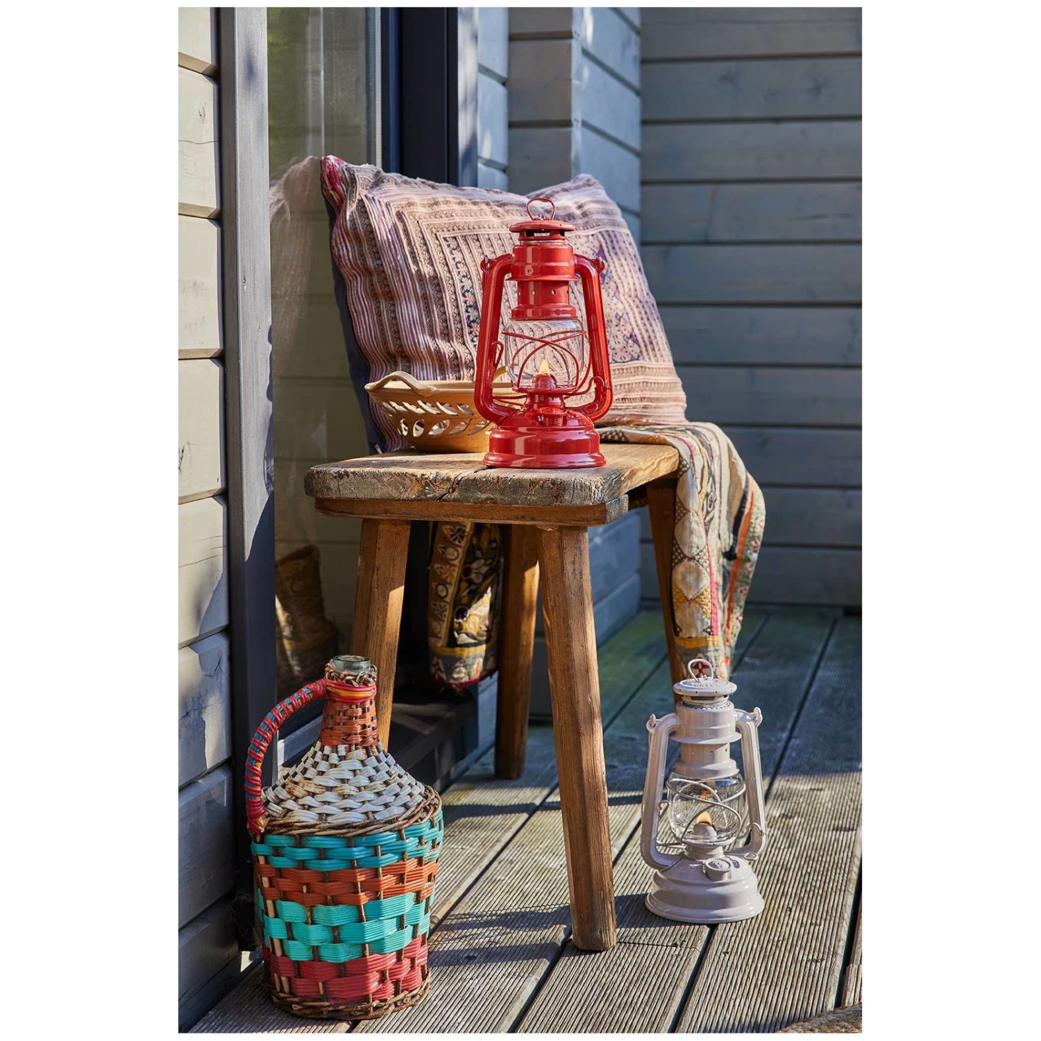 Feuerhand Sturmlaterne 'Baby Special 276', Brick Red, 26,5 X 13,5 X 15 Cm 2 Feuerhand Sturmlaterne 'Baby Special 276', Brick Red, 26,5 X 13,5 X 15 Cm – Bild 2