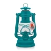 Feuerhand Sturmlaterne 'Baby Special 276', Teal Blue, 26,5 X 13,5 X 15 Cm