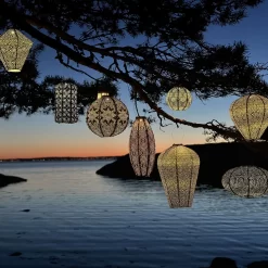 Solarlaterne 'Round 30', Helltaupe, Ø 30 X 29 Cm -Gartengeschäft 72462 lumiz IMG 8262 123930 12