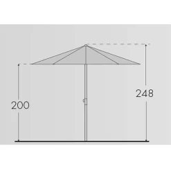 Doppler Kurbelschirm "Basic Lift 300 Neo", Ø Ca. 300 Cm 8 Doppler Kurbelschirm "Basic Lift 300 Neo", Ø Ca. 300 Cm -Gartengeschäft Basic Lift neo 300 Abmessung 67422